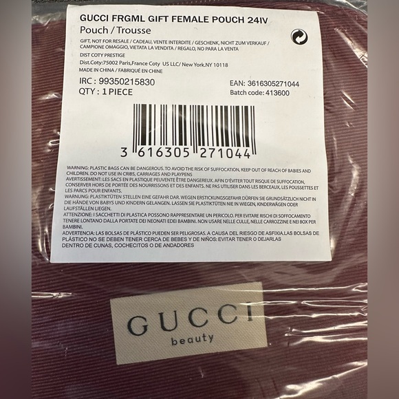 Gucci Deep Red Cosmetic Case - Picture 5 of 7